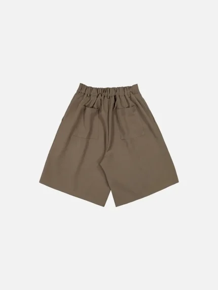 Sweats Collective Pleated Shorts Brown (2)