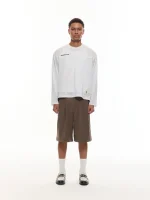Sweats Collective Pleated Shorts Brown (5)