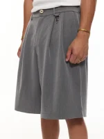 Sweats Collective Pleated Shorts Grey (6)