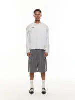 Sweats Collective Pleated Shorts Grey (7)