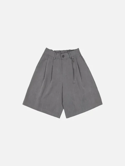 Sweats Collective Pleated Shorts Grey (9)