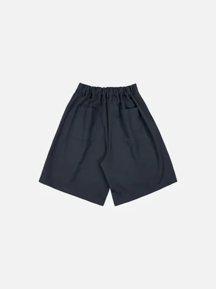 Sweats Collective Pleated Shorts Navy (4)