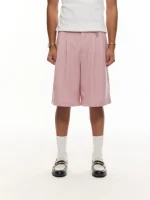 Sweats Collective Pleated Shorts Pink (6)
