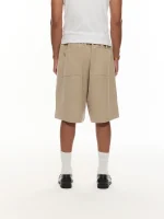 Sweats Collective Pleated Shorts Sand (2)