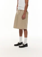 Sweats Collective Pleated Shorts Sand (3)