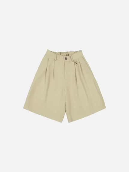 Sweats Collective Pleated Shorts Sand (8)