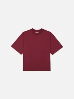Sweats Collective Signature Blank T Shirt Burgundy (6)