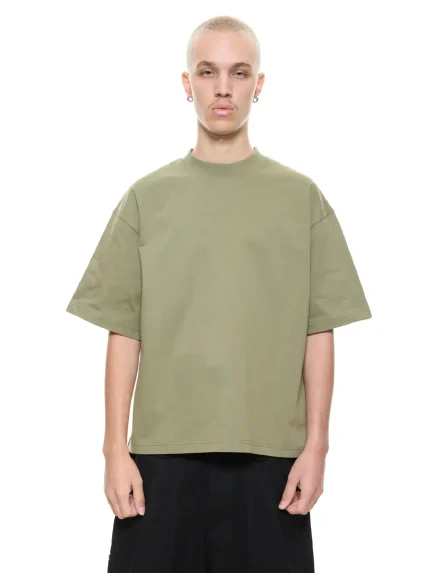 Sweats Collective Signature Blank T Shirt Sage (4)