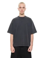 Sweats Collective Signature Blank T Shirt Washed Black (5)