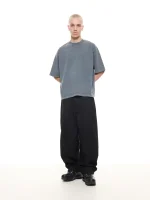 Sweats Collective Signature Blank T Shirt Washed Grey (2)