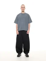 Sweats Collective Signature Blank T Shirt Washed Grey (4)