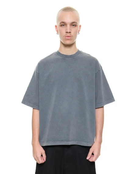 Sweats Collective Signature Blank T Shirt Washed Grey (5)