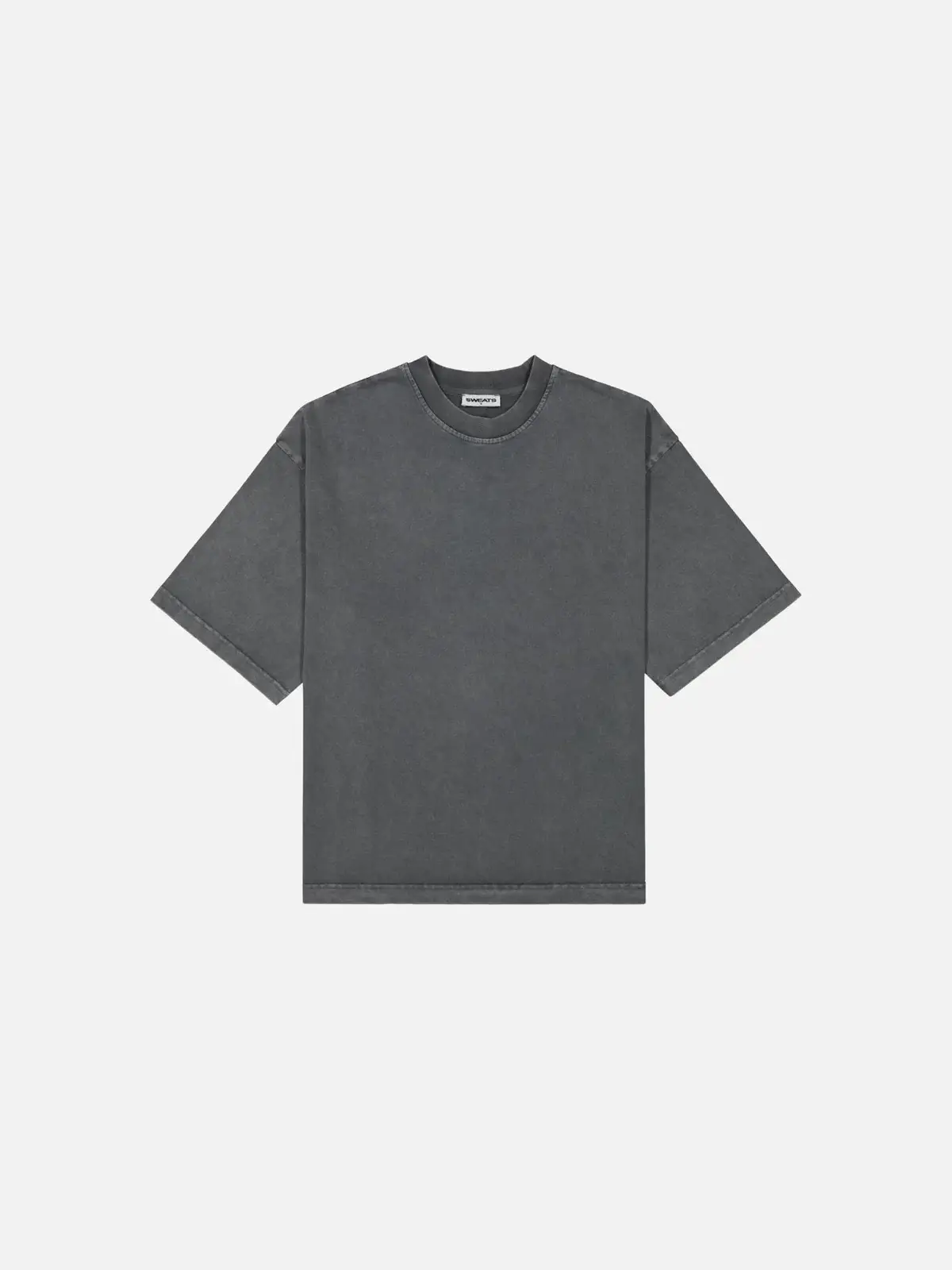 Sweats Collective Signature Blank T Shirt Washed Grey (6) Sweats Collective Signature Blank T Shirt Washed Grey (6)