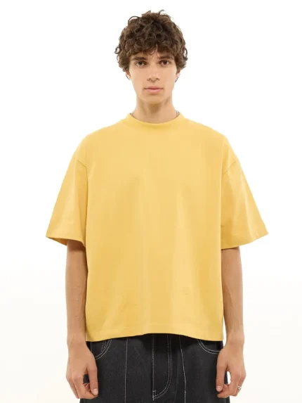 Sweats Collective Signature Blank T Shirt Yellow (5)