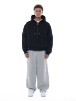 Sweats Collective Workwear Hoodie Washed Black (7)
