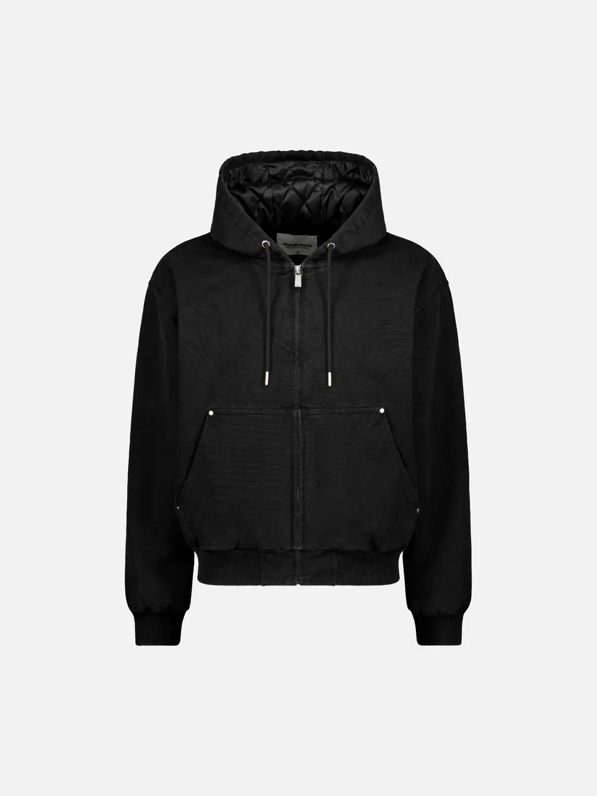 Sweats Collective Workwear Hoodie Washed Black (9) Sweats Collective Workwear Hoodie Washed Black (9)