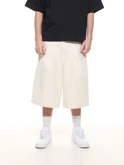 Sweats Collective Workwear Shorts Ecru (6)